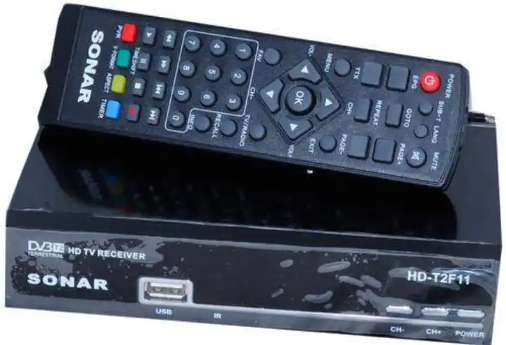 Sonar Free-To-Air 1080P Full HD Digital Set-Top Box Decoder – Crystal Clear HD TV, No Monthly Fees | Easy Setup for Kenyan Homes