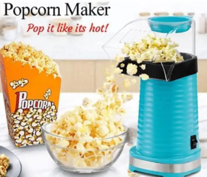 High-Performance Popcorn Maker – Fast, Oil-Free, Healthy Snacks in Minutes with One-Touch Operation & Stylish Design 🍿⚡