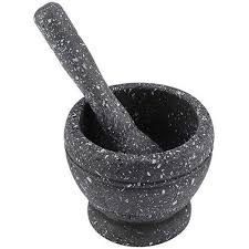 Heavy-Duty Pestle and Mortar – Premium Granite Grinding Tool for Effortless Spice Blends, Herbal Mixes & Culinary Perfection 🧄🪨🍽️