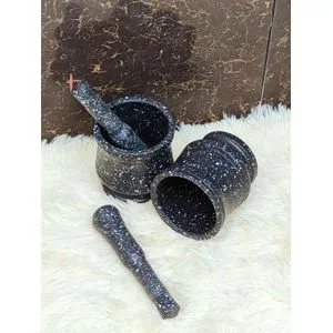 Heavy-Duty Pestle and Mortar – Premium Granite Grinding Tool for Effortless Spice Blends, Herbal Mixes & Culinary Perfection 🧄🪨🍽️