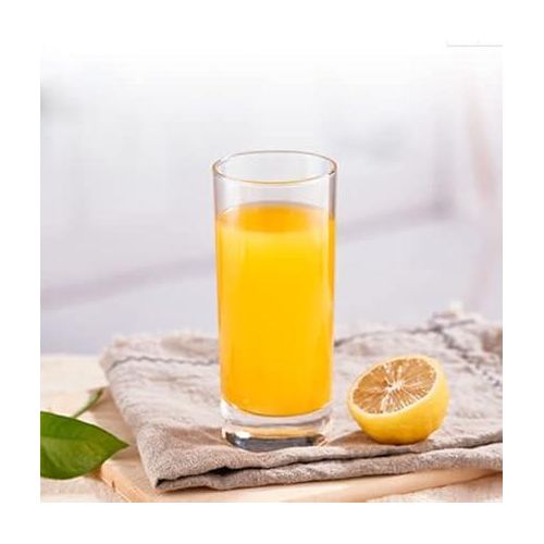 Premium Water and Juice Glasses and Jug, (1 Water Juice Jug 1.1 Liter and 6 Pieces Glasses 3Transparent, Highball Water Glass and Jug Set for Dining Table (Jug A +6 Glass)