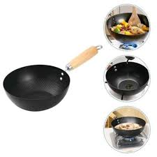 Deep Frying Pan with Durable Aluminum Body and Glass Lid – Non-Stick, Rust-Resistant, Multipurpose Cooking Pan for Oil-Free & Oil Frying