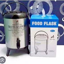 9.5L Portable Double-Tap Hot Tea Urn Durable Thermo Food Flask | Hot & Cold Beverage Dispenser | PU Foam Insulated with Two Cups – Ideal for Home, Office, Travel & Events