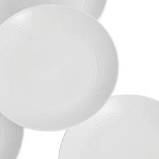 Set Of 6pcs Ceramic Round Kitchen Dinner Plates – Durable, Stylish, and Perfect for Everyday Use, Chip-Resistant and Heat-Friendly