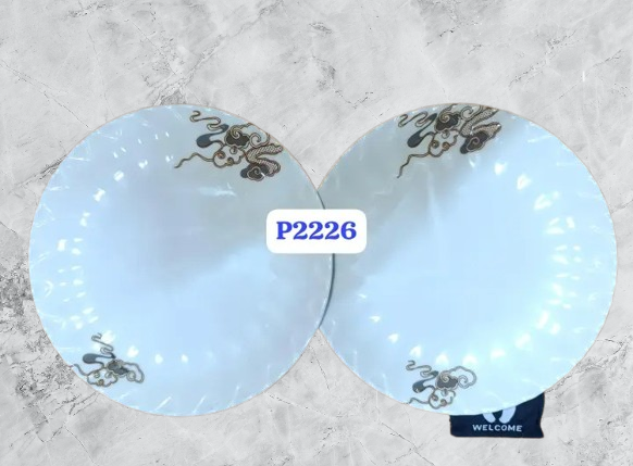 12 Beautiful Dinner Serving Ceramic Plates – Premium Quality, Durable, Elegant Design, Perfect for Everyday Use and Special Occasions