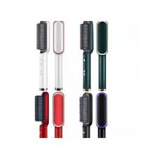 Hair Straightener Hot Comb – Professional Electric Hair Straightening Brush with Anti-Scalding Technology, Fast Heating, Smooth Shiny Hair, Suitable for All Hair Types, Salon-Quality Styling at Home,