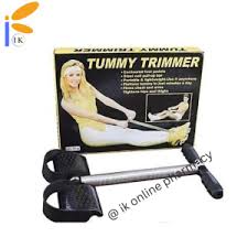 Tummy Trimmer Elastic Sit Up Pull Rope Pedal Resistance Band Powerful Spring Drawstring Tummy Trimmer Equipment Portable Home Gym for Full Body Fitness, Weight Loss, Strength Training, Core Workout, M