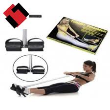 Tummy Trimmer Elastic Sit Up Pull Rope Pedal Resistance Band Powerful Spring Drawstring Tummy Trimmer Equipment Portable Home Gym for Full Body Fitness, Weight Loss, Strength Training, Core Workout, M