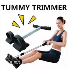 Tummy Trimmer Elastic Sit Up Pull Rope Pedal Resistance Band Powerful Spring Drawstring Tummy Trimmer Equipment Portable Home Gym for Full Body Fitness, Weight Loss, Strength Training, Core Workout, M