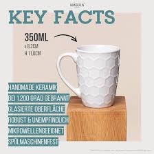 Ceramic Mugs Set of 6 – Stylish, Durable, Dishwasher Safe, Chip Resistant. Brighten your mornings with this elegant set of 6 ceramic mugs, designed for everyday use and effortless style.