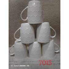 Ceramic Mugs Set of 6 – Stylish, Durable, Dishwasher Safe, Chip Resistant. Brighten your mornings with this elegant set of 6 ceramic mugs, designed for everyday use and effortless style.
