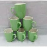 Premium Classic Ceramic Mugs (6PCS) – Elegant Durable Ceramic Coffee & Tea Cups with Thick Ergonomic Handles, Heat Retaining Design, Chip-Resistant Finish, Ideal for Home Office Kitchen Use
