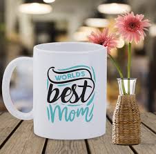 Ceramic Mug with Comfortable Handle, Microwave Safe Coffee Cup, Heat-Resistant Tea Mug for Home Office, Dishwasher Friendly, 350ml Simple White Ceramic Cup for Gifts & Everyday Use