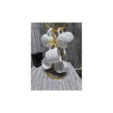 6pcs Ceramic Mug Set – Coffee Cups for Latte Cappuccino Tea – Durable Ceramic Handle Mugs for Home Kitchen Office – Microwave & Dishwasher Safe – Stylish White Tea Coffee Mug Set