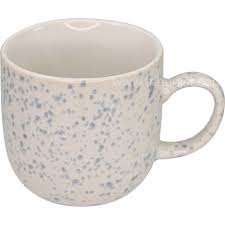 Ceramic Elegant Mugs Cups for Tea Coffee Set of 6 Thick Ergonomic Handle Chip Resistant Classic Design for Home Kitchen