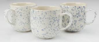 Ceramic Elegant Mugs Cups for Tea Coffee Set of 6 Thick Ergonomic Handle Chip Resistant Classic Design for Home Kitchen