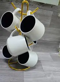 Limited Stock Ceramic Mug Set of 6 Cups 380ml – Durable Porcelain Coffee Tea Mugs with Elegant Finish, Perfect for Daily Use, Entertaining Guests, Office & Home, Microwave Safe, Stylish Gift Set