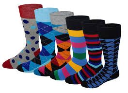 Fashion 12 Pairs Men’s Happy Socks – Colorful Fun Cotton Socks for Office, Casual, and Everyday Wear