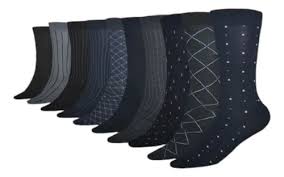 Fashion 6PCs Men's Official Socks - Assorted, Comfortable Breathable Cotton Blend Socks for Daily Wear, Office, Sports, and Casual Outfits, 6-Pair Pack