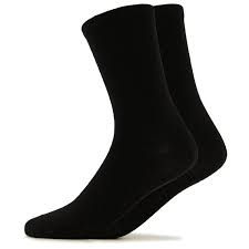 Fashion Men’s Black Socks 12 Pairs – 100% Cotton Comfortable Breathable Office and Everyday Socks for Daily Wear