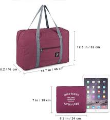Fashion Waterproof Travel Bag Unisex Foldable Duffle Bag Large Capacity Portable Luggage Organizer for Travel, Gym, Weekend Trips, Outdoor Adventures, Lightweight Durable Carry-On