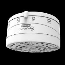 Enershower 4 Temperature Instant Shower Water Heater – White, Fast Heating Electric Bathroom Heater