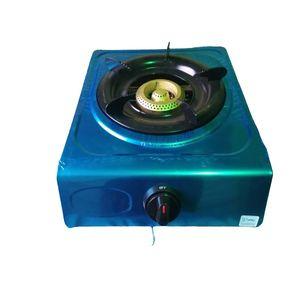 Tabletop Single Burner Gas Cooker with Auto Ignition Portable Kitchen Stove for Home, Camping, Outdoor Cooking, Energy Efficient Stainless Steel Gas Burner Cooker