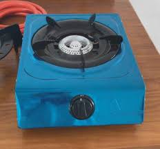 Tabletop Single Burner Gas Cooker with Auto Ignition Portable Kitchen Stove for Home, Camping, Outdoor Cooking, Energy Efficient Stainless Steel Gas Burner Cooker