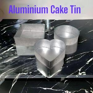 Aluminium Cake Baking Tins/Moulds – Durable Non-Stick Round & Square Cake Pans for Home Baking, Muffins, Bread, Pastry, and Dessert Preparation, Oven-Safe & Easy Clean