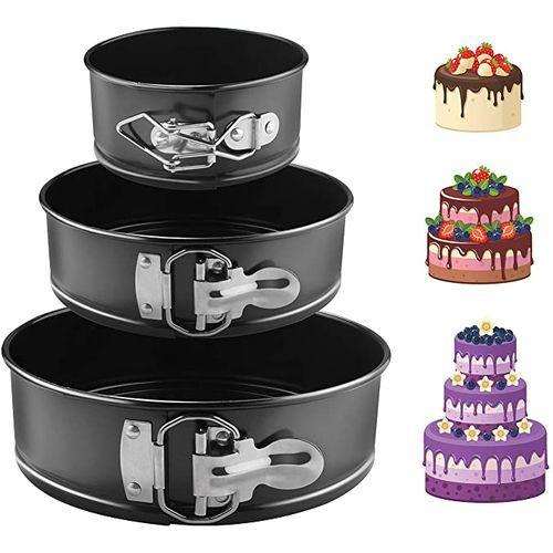 4pcs Baking Tins Set – Round Cake Pans & 12-Hole Muffin Tray Non-Stick Bakeware for Home and Professional Baking