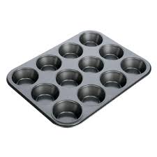 4pcs Baking Tins Set – Round Cake Pans & 12-Hole Muffin Tray Non-Stick Bakeware for Home and Professional Baking