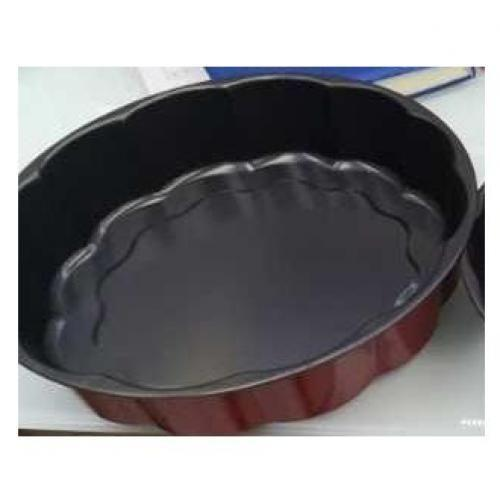 High Quality Wavy Nonstick Baking Tin Pan Red & Black – Durable Nonstick Bakeware for Cakes, Bread, Cookies, Muffins, Easy Release & Even Baking for Home or Professional Use