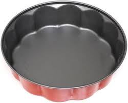 High Quality Wavy Nonstick Baking Tin Pan Red & Black – Durable Nonstick Bakeware for Cakes, Bread, Cookies, Muffins, Easy Release & Even Baking for Home or Professional Use