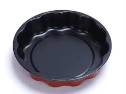 High Quality Wavy Nonstick Baking Tin Pan Red & Black – Durable Nonstick Bakeware for Cakes, Bread, Cookies, Muffins, Easy Release & Even Baking for Home or Professional Use