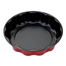 High Quality Wavy Nonstick Baking Tin Pan Red & Black – Durable Nonstick Bakeware for Cakes, Bread, Cookies, Muffins, Easy Release & Even Baking for Home or Professional Use
