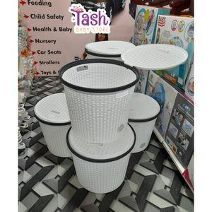 Heavy Duty Laundry Basket with Lid – Large Durable Plastic Clothes Hamper for Home, Bedroom, Bathroom, Organizing Laundry and Storage Solutions
