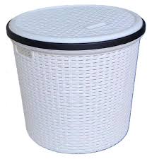 Heavy Duty Laundry Basket with Lid – Large Durable Plastic Clothes Hamper for Home, Bedroom, Bathroom, Organizing Laundry and Storage Solutions