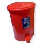 10L Pedal Waste Bin – Hands-Free Office, Hospital & Hallway Trash Can, Durable Foot-Operated Garbage Bin for Hygiene and Easy Waste Management