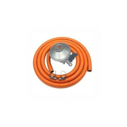 2M Hose Pipe with Safety Clips & Free Heavy Duty 13kg Regulator – Durable Gas Connection Kit for Home, BBQ, Kitchen, Outdoor Cooking Safety