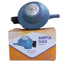 13kg Gas Regulator with 2m Gas Pipe and 2 Safety Clips – Durable LPG Connection Kit for Home Cooking and Outdoor Use, Easy Installation and Secure Gas Flow