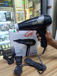 GekGEK3800 Professional Blow Dryer with Free Kettle & 4-Way Socket Extension – Salon-Grade Hair Styling Tool for Home and Travel Convenience