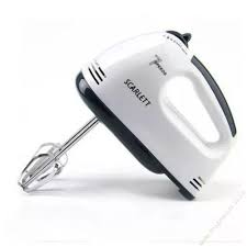 7 Speed Cake And Stainless Steel Beaters Hand Mixer – Electric Kitchen Mixing Tool for Baking, Dough, Whipping Cream, and Multi-Purpose Culinary Prep