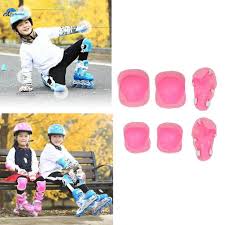 7P SSET Kids Protective Gear Set Scooter Skate Roller – Adjustable Helmet, Wrist Guards, Knee & Elbow Pads for Boys & Girls Safety