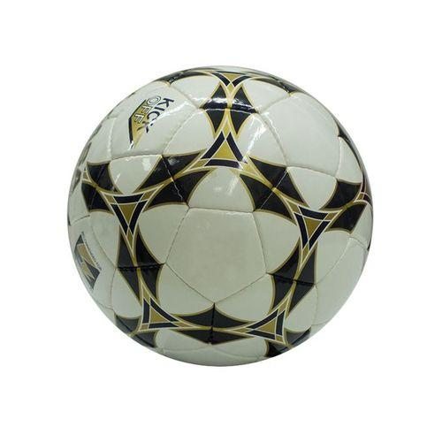 Size 5 Soccer Ball Black, Gold & White – Official Durable Football with Free Hand Pump and Inflation Pin for Training, Matches, and Outdoor Play
