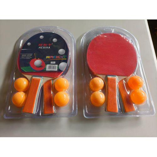 Table Tennis 2 Player Set – 2 Premium Rackets with 4 Balls for Indoor and Outdoor Fun, Recreational Play, and Family or Competitive Matches