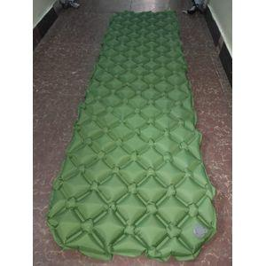 Portable Outdoor Inflatable Sleeping H Pad – Lightweight Camping Mat for Hiking, Backpacking, and Outdoor Adventures, Durable Nylon Design with Comfortable Insulation for All Seasons