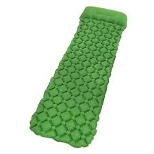 Portable Outdoor Inflatable Sleeping H Pad – Lightweight Camping Mat for Hiking, Backpacking, and Outdoor Adventures, Durable Nylon Design with Comfortable Insulation for All Seasons