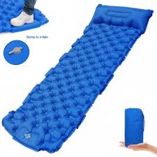 Portable Outdoor Inflatable Sleeping H Pad – Lightweight Nylon Camping Mat for Hiking, Backpacking, and Comfortable Outdoor Sleep