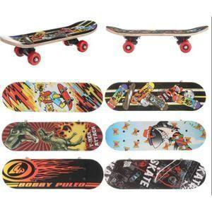 Skateboard with PU Wheels – Lightweight Beginner-Friendly Skateboard for Boys and Girls, Ideal for Learning, Training, and Fun Outdoor Riding Experiences