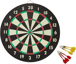 12-Inch Magnetic Dart Board Set – Wall-Mounted Dartboard with 4 Safe Magnetic Darts for Kids and Adults, Perfect for Bedrooms, Game Rooms, and Bars